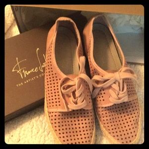 Franco Sarto blush tennis shoes